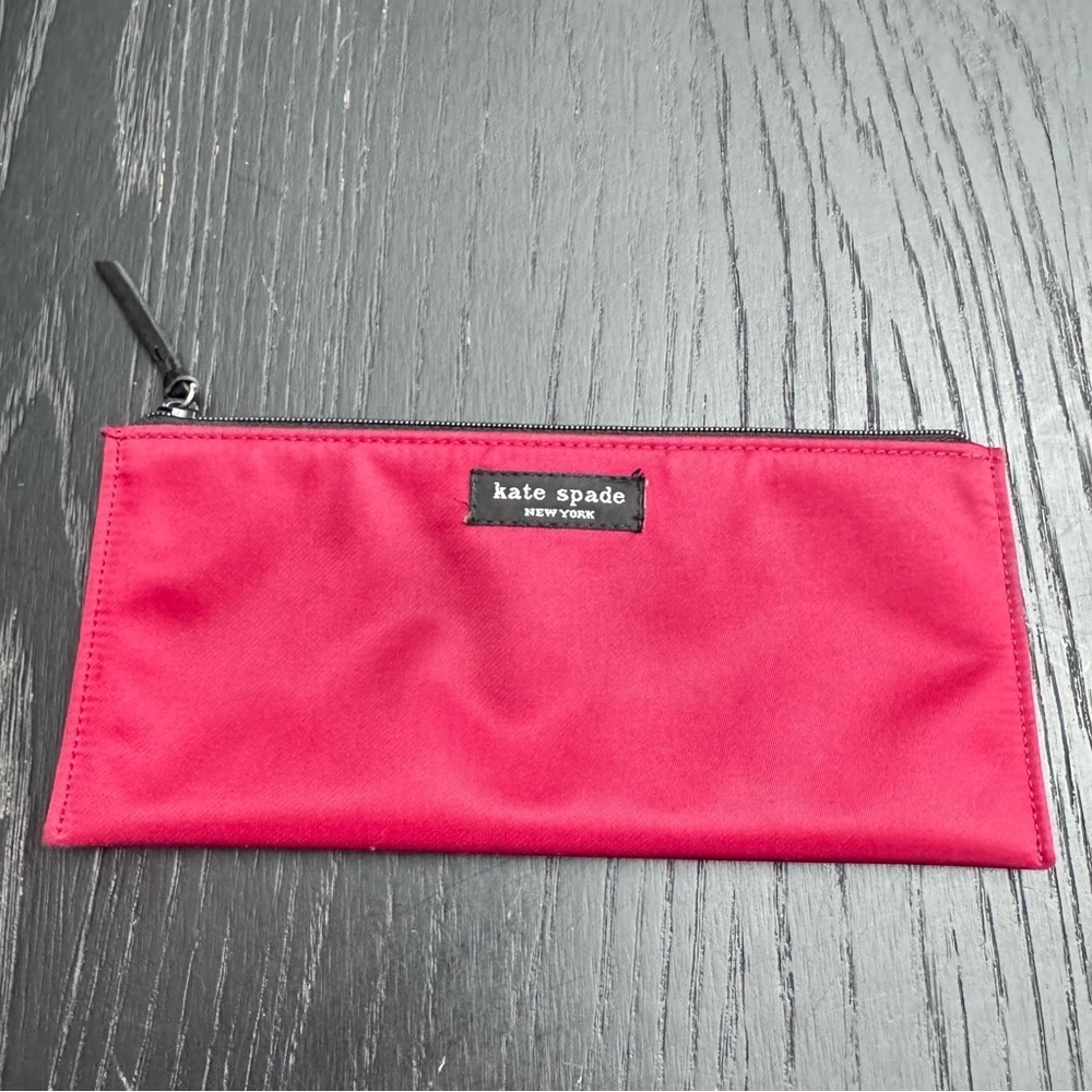 Vintage Kate Spade Red Zippered Pouch